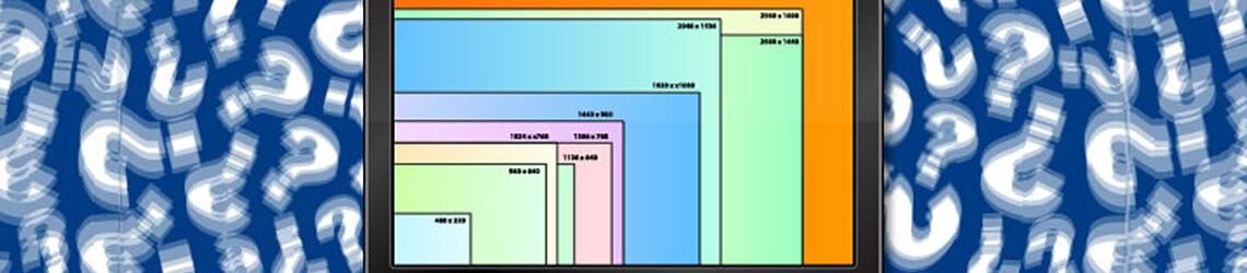 Resolução para site? Qual é a melhor resolução?